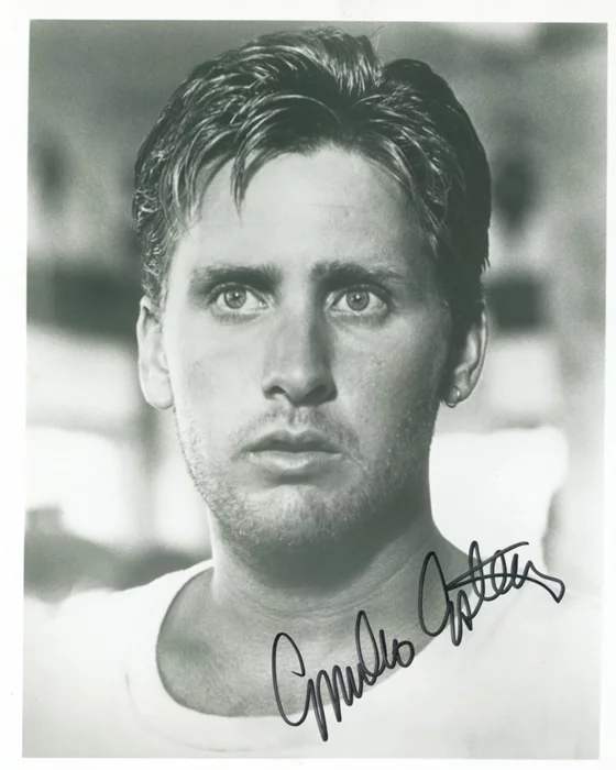 Emilio Estevez autograph
