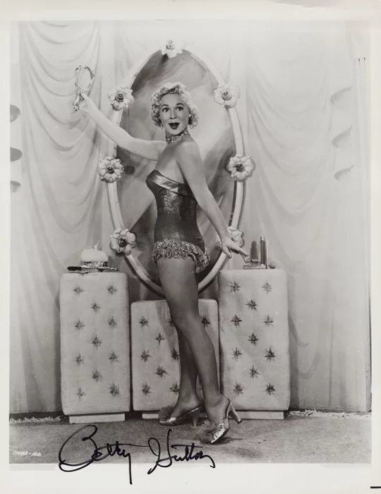 Betty Hutton autograph