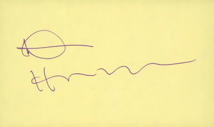 Dennis Hopper autograph