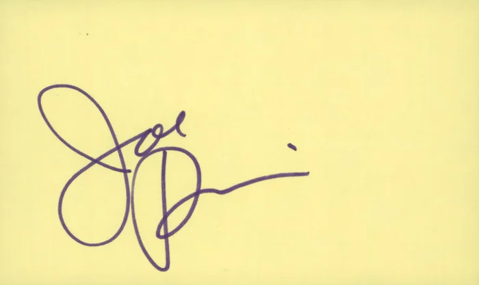 Joe Pesci autograph