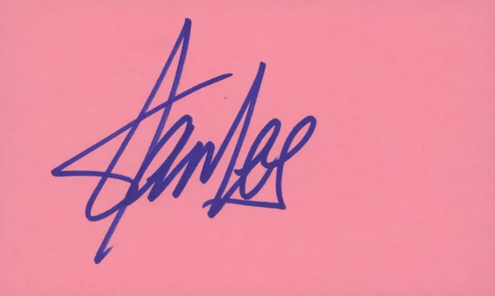 Stan Lee autograph