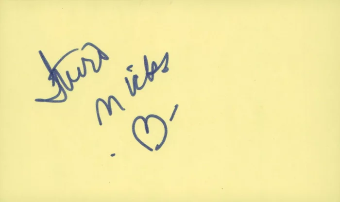 Stevie Nicks autograph