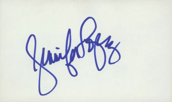 Jennifer Lopez autograph
