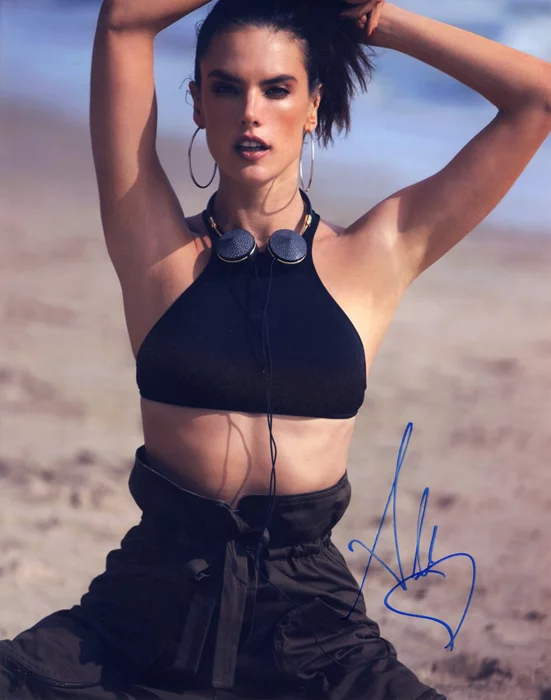 Alessandra Ambrosio autograph