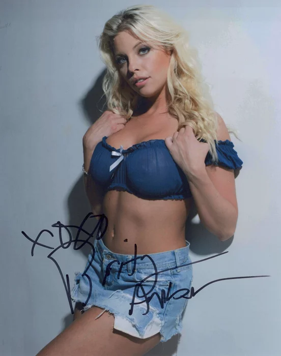 Britney Amber autograph