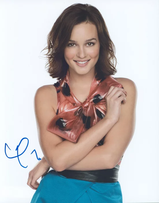 Leighton Meester autograph