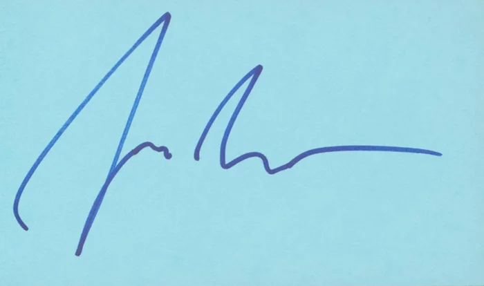 James Gandolfini autograph