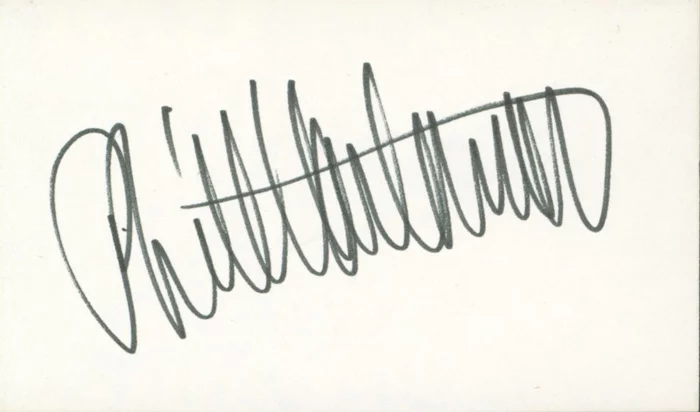 Phil Hartman autograph
