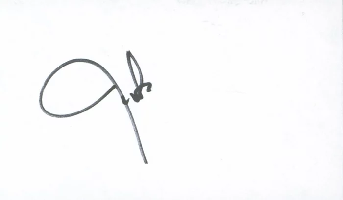 Justin Timberlake autograph