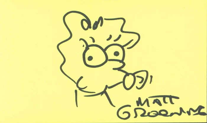 Matt Groening autograph