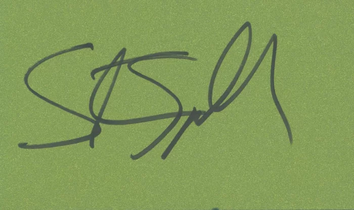 Steven Spielberg autograph