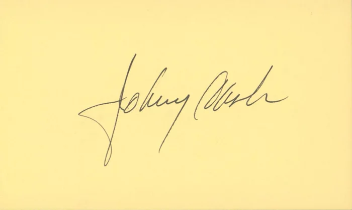 Johnny Cash autograph
