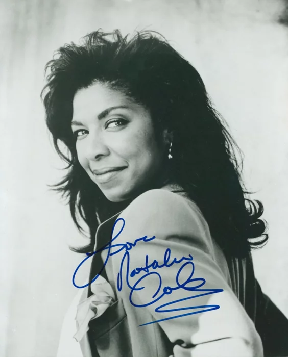 Natalie Cole autograph