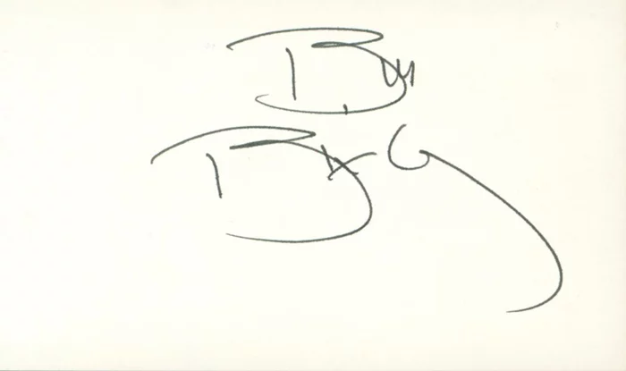 Bill Bixby autograph