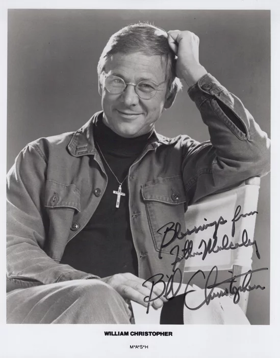 William Christopher autograph