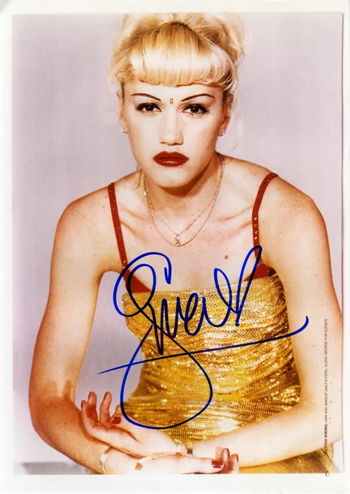 Gwen Stefani autograph
