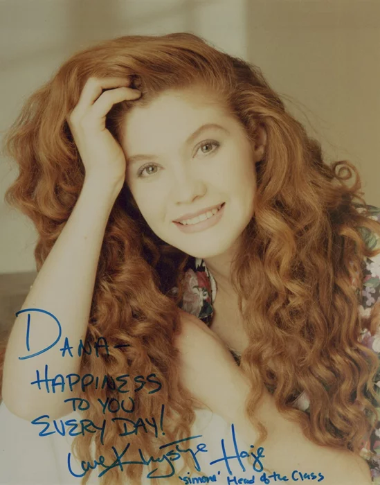 Khrystyne Haje autograph