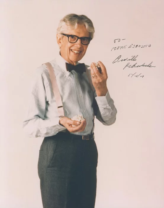 Orville Redenbacher autograph