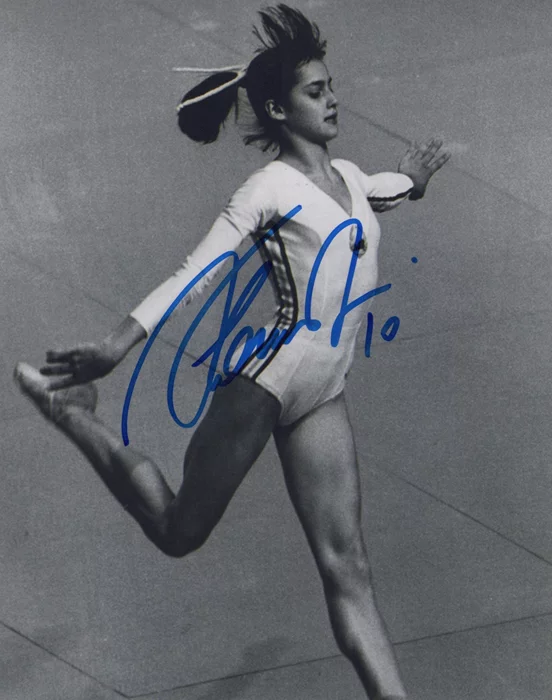 Nadia Comaneci autograph