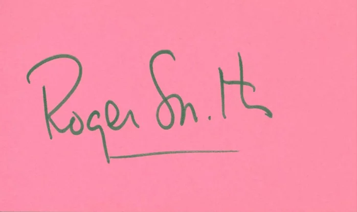 Roger Smith autograph
