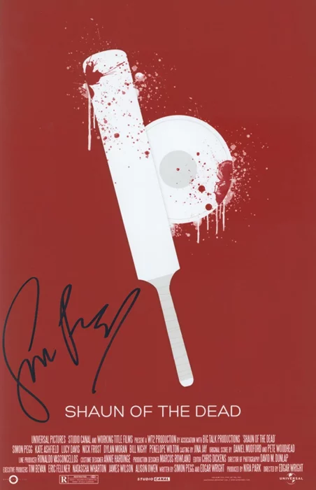 Simon Pegg autograph