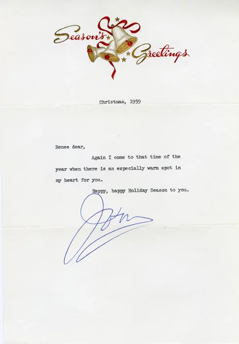 Joan Crawford autograph