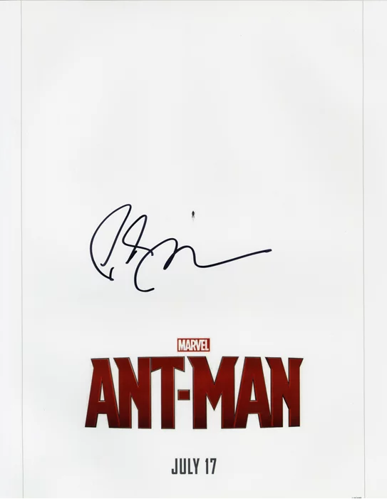 Paul Rudd autograph