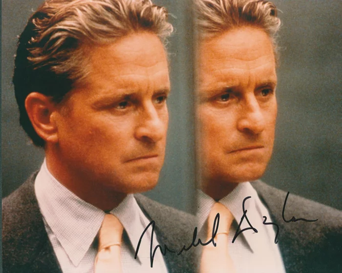 Michael Douglas autograph