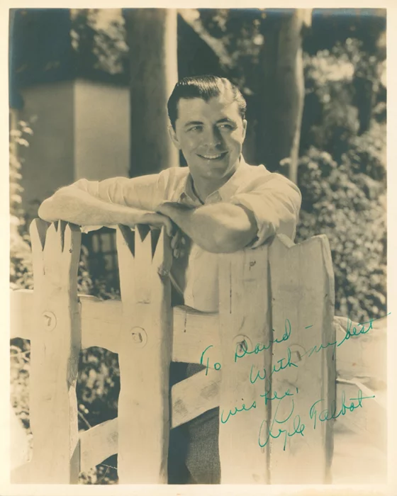 Lyle Talbot autograph