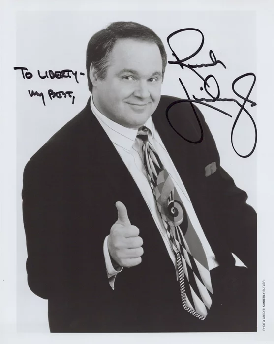 Rush Limbaugh autograph