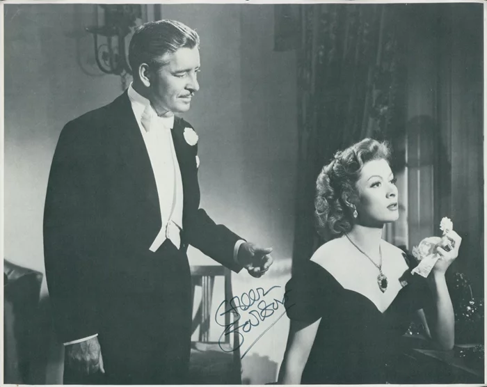 Greer Garson autograph