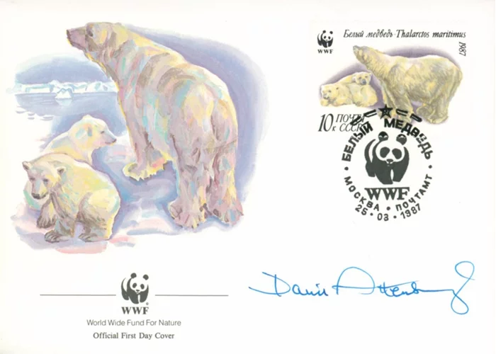 David Attenborough autograph