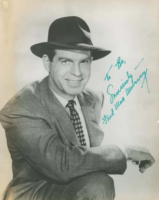 Fred MacMurray autograph