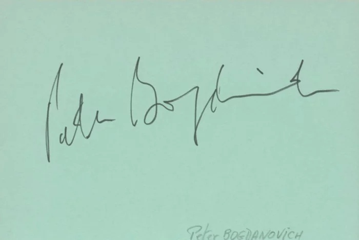 Peter Bogdanovich autograph