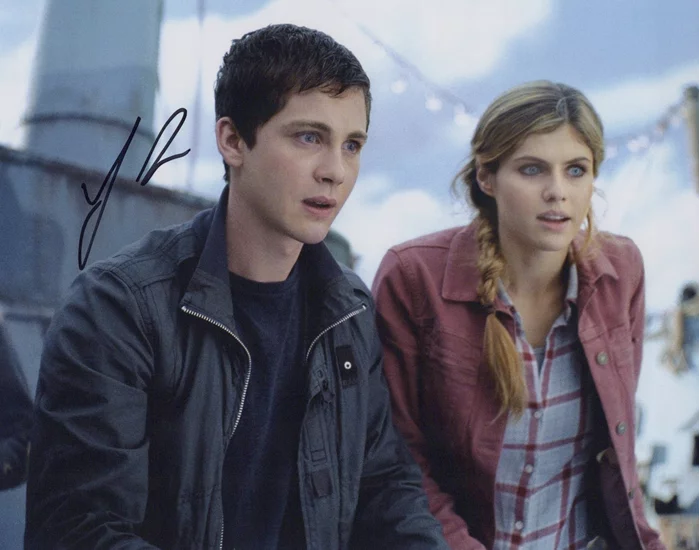 Logan Lerman autograph