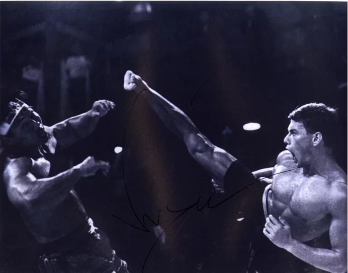 Jean-Claude Van Damme autograph