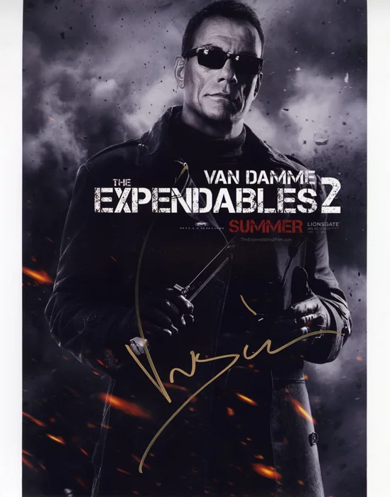 Jean-Claude Van Damme autograph