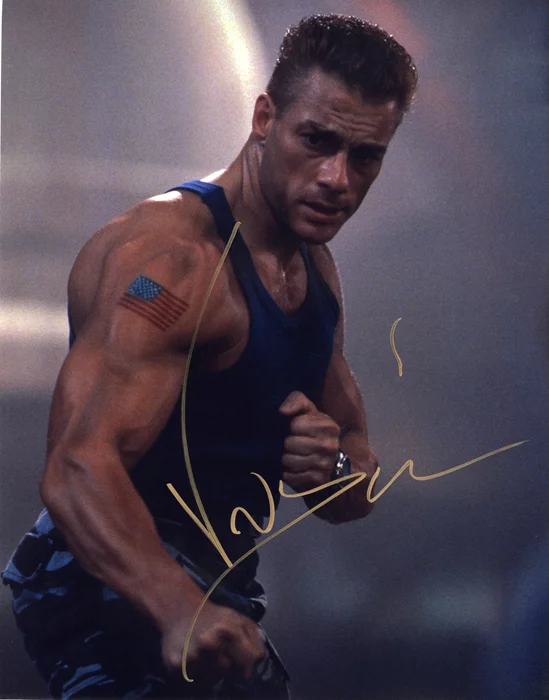 Jean-Claude Van Damme autograph
