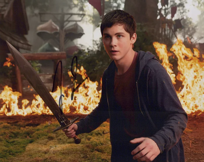 Logan Lerman autograph