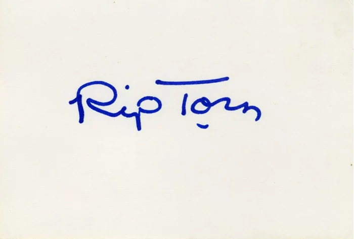 Rip Torn autograph