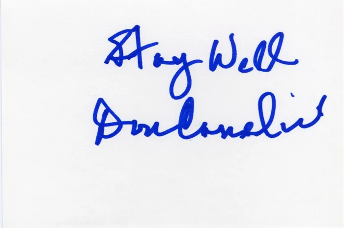Don Cornelius autograph
