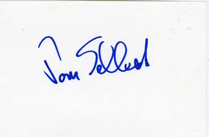 Tom Selleck autograph