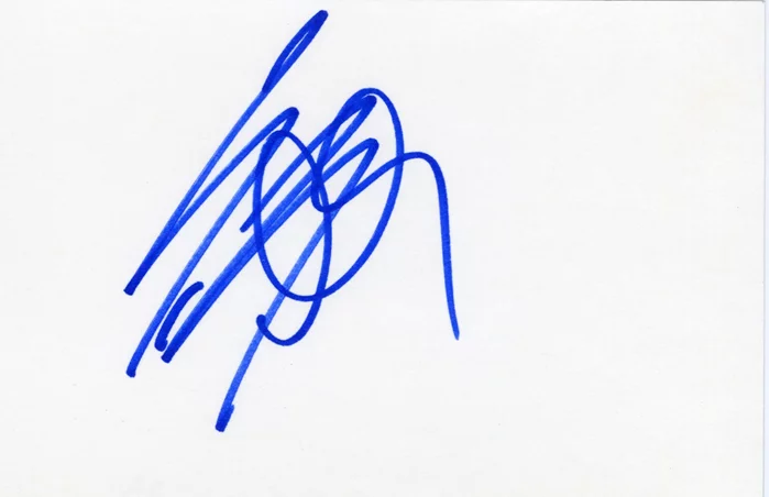 Sylvester Stallone autograph