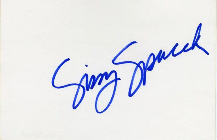Sissy Spacek autograph