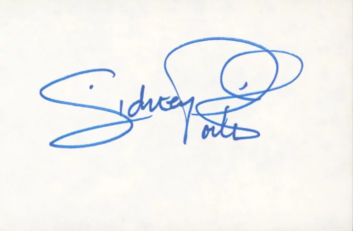 Sidney Poitier autograph