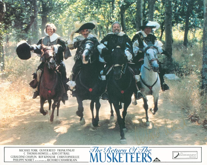 Oliver Reed autograph