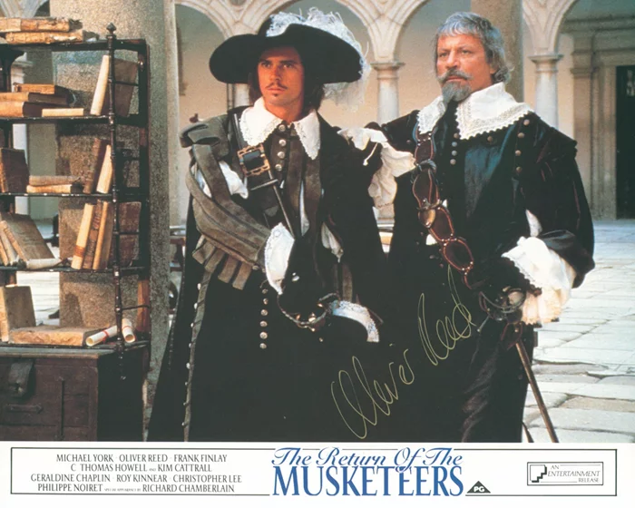 Oliver Reed autograph