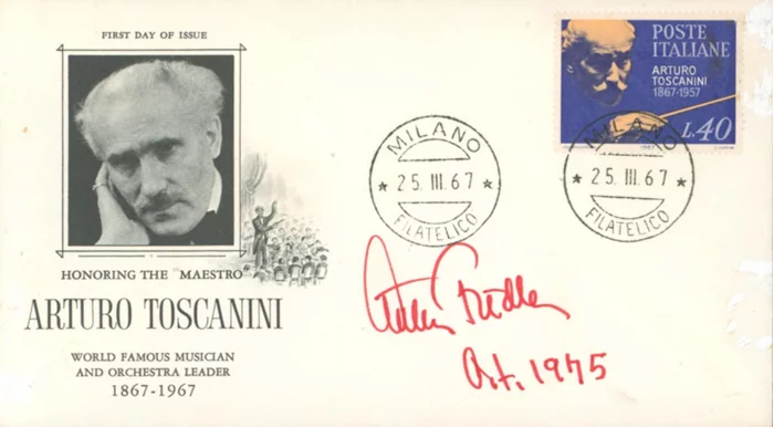 Arthur Fiedler autograph