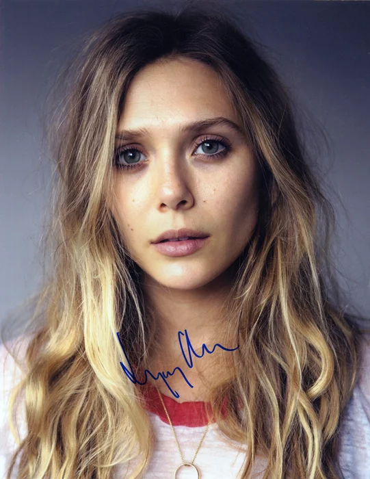 Elizabeth Olsen autograph
