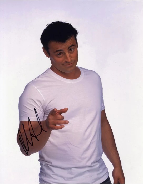 Matt LeBlanc autograph